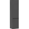 Image de hansgrohe Xelu Q Armoire mi-haute, 400x350x1650, 2 portes, charnières à gauche, 3 étagères en verre, 54136670