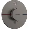 Image de hansgrohe ShowerSelect Comfort S thermostat, encastré, 1 consommateur, rosace ronde, avec bouton, 15553340