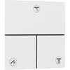 Image de hansgrohe ShowerSelect Comfort E robinet, encastré, 3 consommateurs, rosace carrée, 15573700