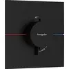 Image de hansgrohe ShowerSelect Comfort E thermostat, encastré, 1 consommateur, rosace carrée, 15574670