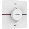 Image de hansgrohe ShowerSelect Comfort Q thermostat, encastré, 2 consommateurs, rosace Soft Edge, avec combiné de sécurité, 15586700