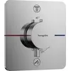 Image de robinet thermostatique encastré Hansgrohe ShowerSelect Comfort Q pour 2 points de puisage, finition chrome