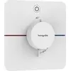 Image de hansgrohe ShowerSelect Comfort Q thermostat, encastré, 1 consommateur, rosace Soft Edge, avec touche, 15581700