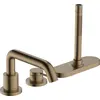 Image de hansgrohe Tecturis S Mitigeur monocommandé sur gorge pour baignoire, 3 trous, avec sBox, saillie 194mm, 73447140