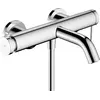 Image de Mitigeur de baignoire hansgrohe Tecturis S apparent chromé, 1 pièce.