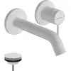 Image de hansgrohe Tecturis S robinetterie de lavabo monocommande encastrée pour montage mural, EcoSmart+, portée 165mm, 73350700