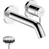 Image de hansgrohe Tecturis S WTM Set F encastré 2 trous 165 mm Bec chromé, 1 pièce.