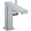 Image de robinet de lavabo monocommande Hansgrohe Tecturis E, finition chrome, avec technologie CoolStart et EcoSmart+, sans bonde