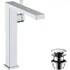 Image de hansgrohe Tecturis E Fine Mitigeur monocommandé pour lavabo 240, saillie 197mm, avec vidage Push-Open, CoolStart, EcoSmart+, 73070000
