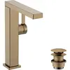 Image de hansgrohe Tecturis E Fine Mitigeur monocommandé pour lavabo 210, orientable, saillie 157mm, avec vidage Push-Open, CoolStart, EcoSmart+, 73060140