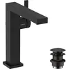 Image de hansgrohe Tecturis E Fine Mitigeur monocommandé pour lavabo 150, saillie 157mm, garniture de vidage Push-Open, CoolStart, EcoSmart+, 73040670