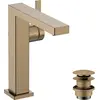 Image de hansgrohe Tecturis E Fine Mitigeur monocommandé pour lavabo 150, saillie 157mm, garniture de vidage Push-Open, CoolStart, EcoSmart+, 73040140