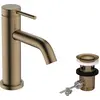 Image de hansgrohe Tecturis S robinetterie de lavabo monocommande 80 CoolStart, EcoSmart+, avec vidage à tirette, portée 108mm, 73302140