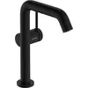 Image de Mitigeur de lavabo monocommande Hansgrohe Tecturis S, finition noir mat, avec technologie CoolStart, EcoSmart+, bec pivotant et bonde à ouverture par pression
