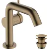 Image de hansgrohe Tecturis S robinetterie de lavabo monocommande 110 Fine CoolStart, EcoSmart+, avec vidage Push-Open, portée 130mm, 73320140