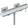 Image de Mitigeur de douche mural Hansgrohe Tecturis E, finition chrome