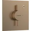 Image de Mitigeur encastré Hansgrohe DuoTurn E pour une seule sortie, finition bronze brossé