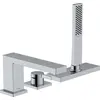 Image de robinet de baignoire à une seule levier Hansgrohe Tecturis, modèle E, avec système sBox, finition chrome