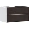 Image de hansgrohe Xevolos E Meuble sous-lavabo, 2 tiroirs, 1 découpe au centre, 980x550x555mm, pour plan de toilette à poser, 54190730