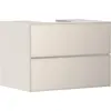 Image de hansgrohe Xevolos E Meuble sous-lavabo, 2 tiroirs, 1 découpe au centre, 780x550x555mm, pour plan de toilette à poser, 54188790