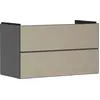 Image de hansgrohe Xevolos E Armoire sous lavabo, 2 tiroirs, SoftClose, 980x475x555mm, pour lavabo, 54183390