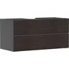 Image de hansgrohe Xevolos E Meuble sous-lavabo, 2 tiroirs, 1 découpe au centre, 1180x550x555mm, pour plan de toilette à poser, 54195730