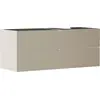 Image de hansgrohe Xevolos E Meuble sous-lavabo, 4 tiroirs, 1 découpe à droite, 1370x550x555mm, pour console avec vasque à poser à droite, 54240390