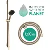 Image de Ensemble de douche hansgrohe, Rainfinity, 3jet, barre de 90 cm, flexible de 160 cm, bronze brossé, 1 pièce.