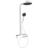 Image de hansgrohe Rainfinity Showerpipe 250 1jet EcoSmart mit ShowerTablet 350, Mattweiß