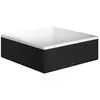 Image de AXOR Suite, vasque sur colonne, dimensions 285/285, sans trou pour robinet ni trop-plein, finition noir mat