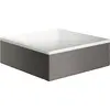 Image de AXOR Suite, vasque sur colonne, dimensions 285/285, sans trou de robinet ni trop-plein, finition noir chrome brossé