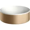 Image de AXOR Suite, vasque sur colonne, modèle 300, sans trou pour robinet ni trop-plein, finition bronze brossé