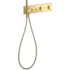 Image de AXOR ShowerComposition, module thermostatique 470/110, encastré, pour 2 points de puisage, finition laiton brossé