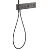 Image de AXOR ShowerComposition, module thermostatique 470/110, encastré, pour 2 points de puisage, finition noir brossé