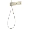 Image de AXOR ShowerComposition, module thermostatique encastré 470/110 pour 2 points de puisage, finition nickel brossé