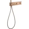 Image de AXOR ShowerComposition, module thermostatique encastré 470/110 pour 2 points de puisage, finition or brossé