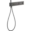 Image de AXOR ShowerComposition, module thermostatique encastré 540/110 pour 3 points de puisage, finition noir brossé