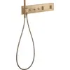 Image de AXOR ShowerComposition, module thermostatique encastré 540/110 pour 3 points de puisage, finition bronze brossé