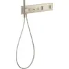 Image de AXOR ShowerComposition, module thermostatique encastré 540/110 pour 3 points de puisage, finition nickel brossé