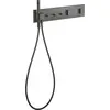 Image de AXOR ShowerComposition, module thermostatique encastré 540/110 pour 3 points de puisage, finition noir chromé poli