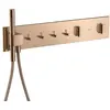 Image de AXOR ShowerComposition, module thermostatique encastré 610/110 pour 4 points de puisage, finition or rouge poli