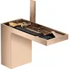 Image de Robinet mitige pour lavabo AXOR MyEdition 110 avec système de bonde à poussoir sans plaque, finition or rouge poli
