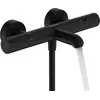 Image de robinet thermostatique de douche Hansgrohe Ecostat Element, à fixer sur le mur, finition noir mat