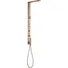 Image de AXOR ShowerComposition Panneau de douche avec thermostat, pomme de tête 110/220 1 jet et douche d'épaule, Or rouge poli