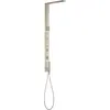 Image de Panneau de douche AXOR ShowerComposition avec thermostat, douchette de tête 110/220 1 jet et douchette à épaule, finition nickel brossé