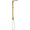 Image de AXOR ShowerComposition panneau de douche avec thermostat, douche de tête 110/220 1jet et douche d'épaule, Optique Or Poli