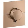 Image de hansgrohe AXOR ShowerSelect ID thermostat, encastré, carré, 2 consommateurs, combinaison de sécurité intégrée, 36753300