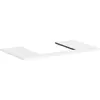 Image de hansgrohe Xilesa E Console avec découpe au centre pour lavabo à poser, 980x550x16mm, 54270700