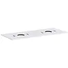 Image de hansgrohe Xilesa E Console avec 2 découpes pour lavabo à poser, sans trous pour robinetterie, 1375x550x16mm, 54280700