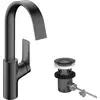 Image de hansgrohe Vivenis robinetterie de lavabo 210, avec bec pivotant et vidage à tirette, portée 139mm, 75030340